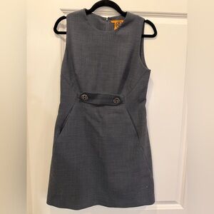 Tory Burch Black Dress with Orange Label - very gently worn!